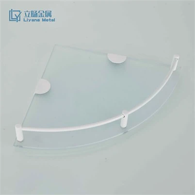 mattüveg fürdőszobai polc