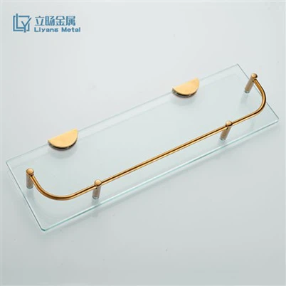 Arany üveg falipolc