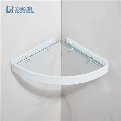 Fehér zuhanypolc sarok